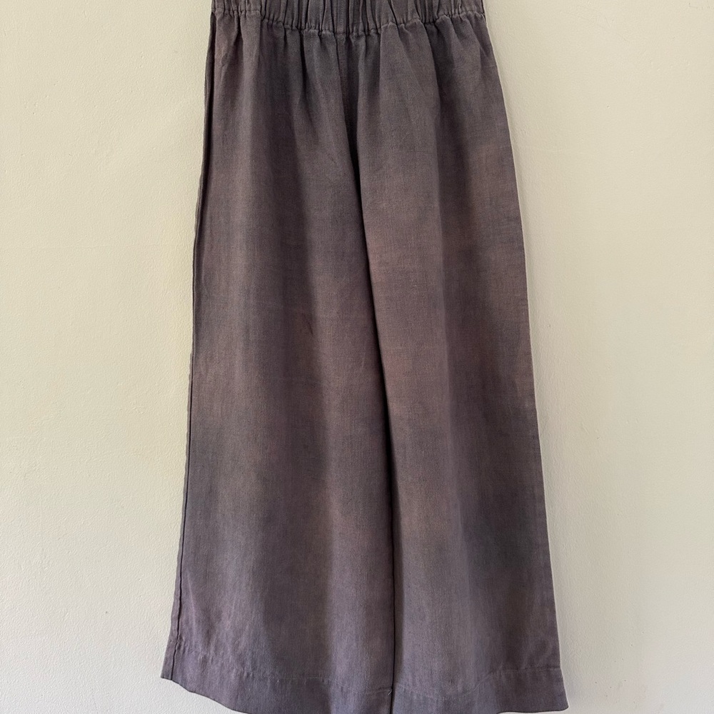 Elizabeth Suzann Florence Pant in Linen Size XS Short - Hand Dyed Lavender Hue